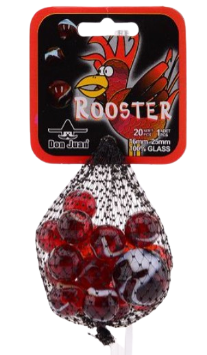 20+1 Rooster knikkers 4143