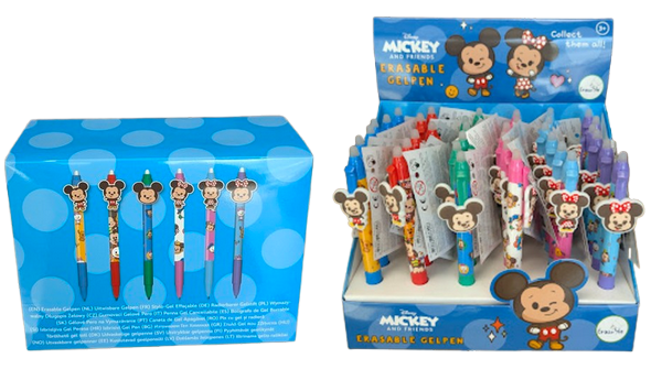 36 Mickey uitwisb. gelpen MC253247