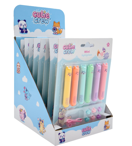 Cutie crew mini highlighter set CC253024