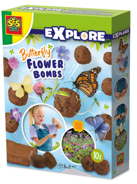 SES vlinder bloembommen 25207