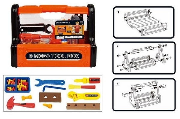 Gereedschapsset 27 delig in kist 4740