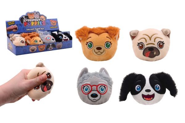 8 Slow rise plushe squeez puppies 24650