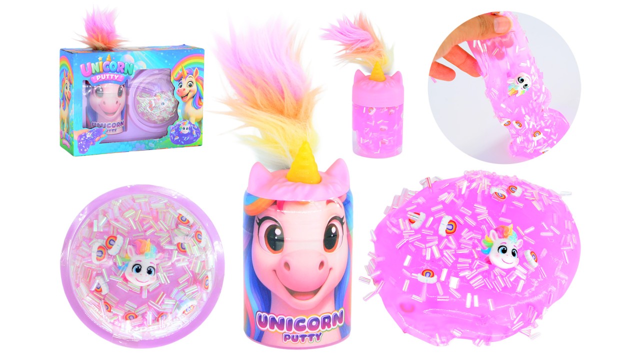 Eenhoorn putty met acc. in doos 24665