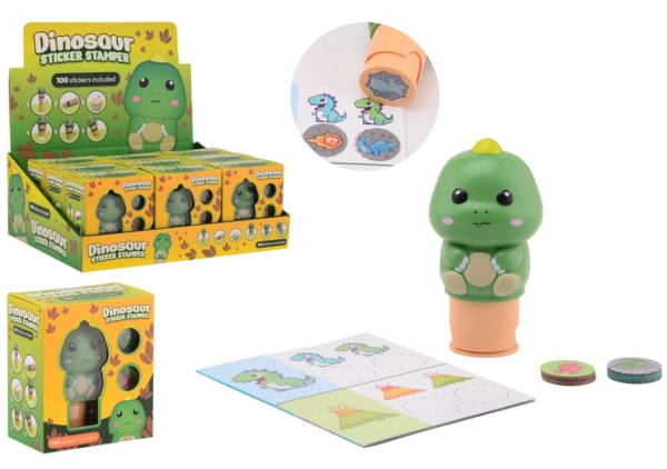 100 dino sticker stamper 24579