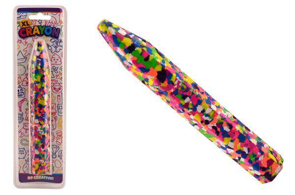 Jumbo regenboog waskrijt blister 28312