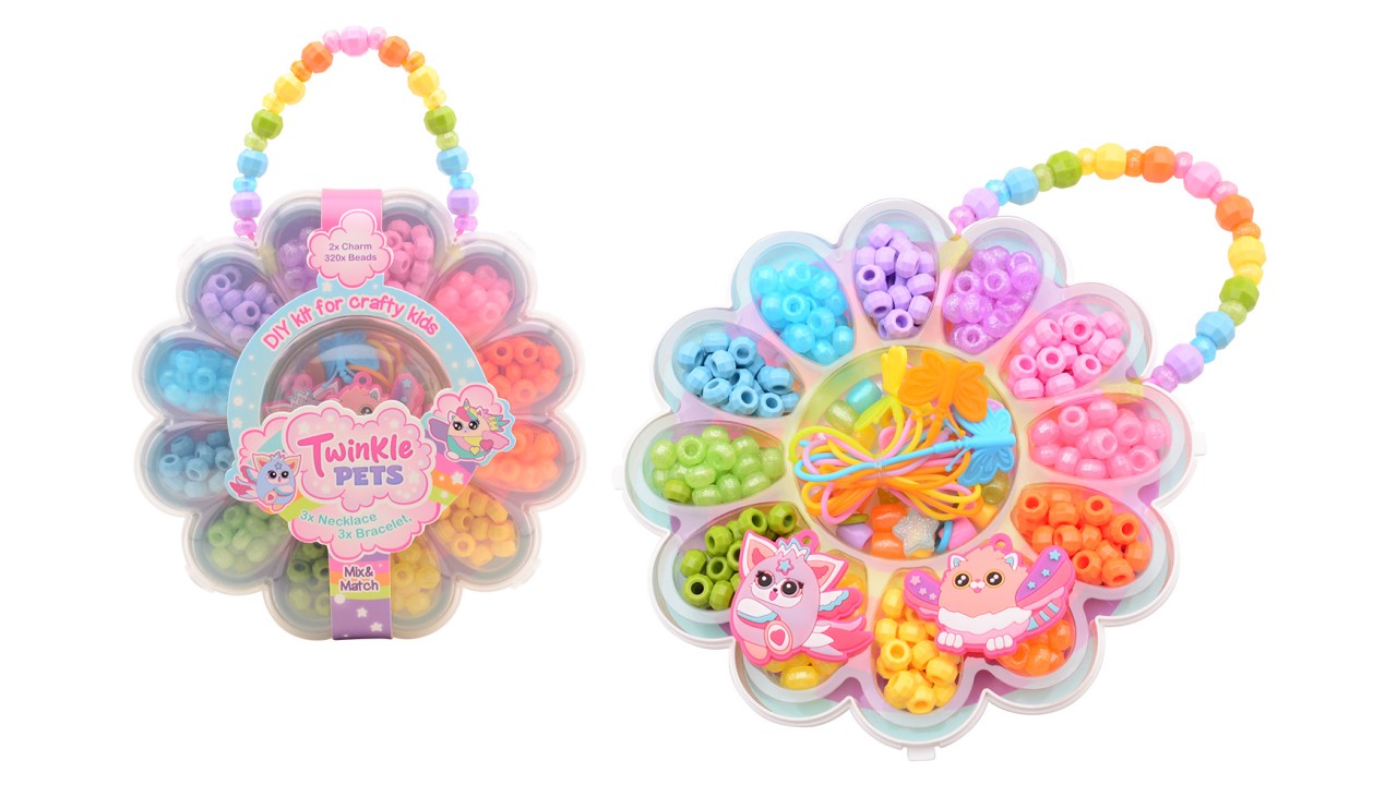 Kralenset in bloemendoos 28182