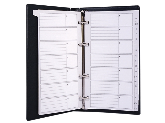 Telefoonregister kangaro Zwart 217*128mm