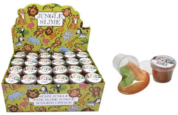 72 wilde dieren slime in display 9488
