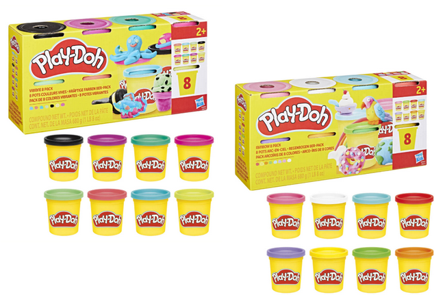 8 Play-Doh regenboog pack 2 ass G05135L0