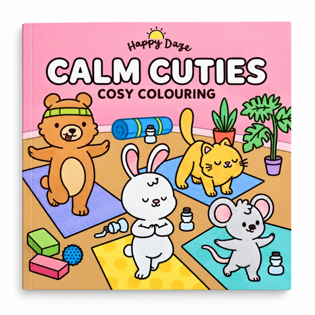 Calm cuties happy days Cosy colouring