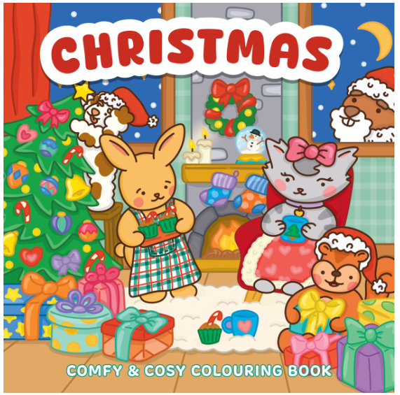 Christmas Comfy & Cosy colouring