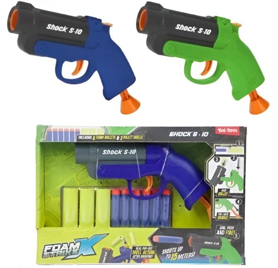 Foam pistool Shock S-10 + hulzen 32078Z