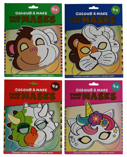 Kleur en maak je eigen masker KN629