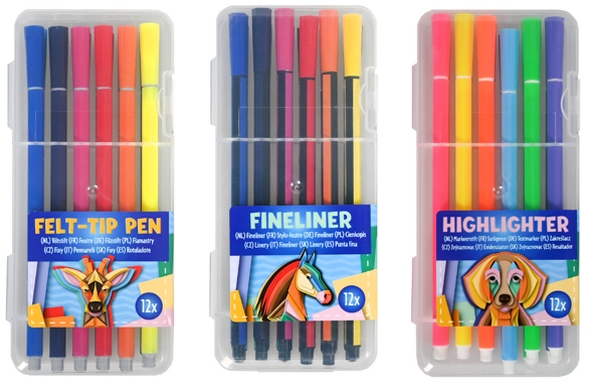 Viltstiften, fineliners of highl. ST897