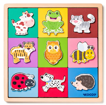 Woody dierenpuzzel + items 91966